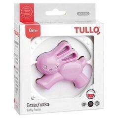 Tullo Grzechotka zając różowo-szary