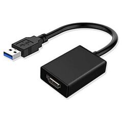 Adapter USB MicroConnect USB - HDMI Czarny  (USB 3.0 to HDMI graphic)