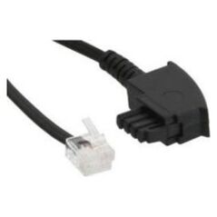InLine InLine® ADSL splitter cable, TAE-F to 6P2C DEC plug 2m