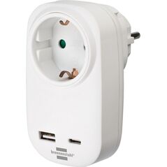 Brennenstuhl Brennenstuhl Socket Adapter with USB Power Delivery USB A/ Type C