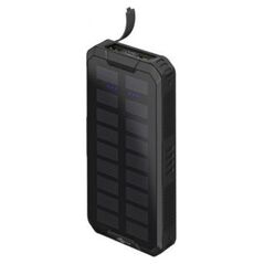 Powerbank Goobay Powerbank z baterią słoneczną do szybkiego ładowania na zewnątrz 20.000 mAh (USB-C PD, QC 3.0)