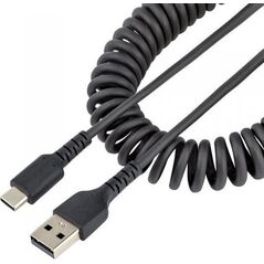 Kabel USB StarTech USB-A - USB-C 0.5 m Czarny (R2ACC-50C-USB-CABLE)