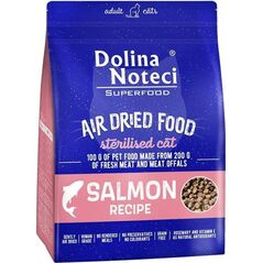 Dolina Noteci DOLINA NOTECI Superfood Danie z łososia- karma suszona dla kotów sterylizowanych 1kg