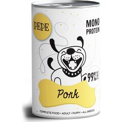 Paka Zwierzaka Mokra karma PEPE MONO PROTEIN Pork (wieprzowina) 400g