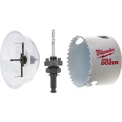 Milwaukee ZESTAW: OTWORNICA 68MM+TRZPIEÅ+OTWORNICA NASTAWNA