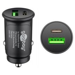 Ładowarka Goobay Podwójna ładowarka samochodowa USB-C PD (Power Delivery)