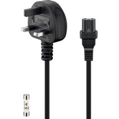 Kabel zasilający Goobay Kabel przyłączeniowy do sieci brytyjskiej, 1,5 m, czarny - Długość kabla 1.5 m