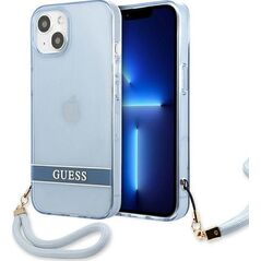Guess Guess GUHCP13SHTSGSB iPhone 13 mini 5,4" niebieski/blue hardcase Translucent Stap