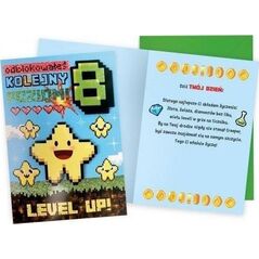 KUKARTKA Karnet Urodziny 8 level up