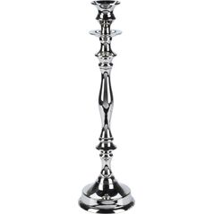 Lumarko Świecznik 36.5cm Srebrny Metalowy