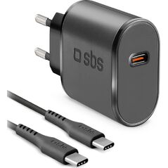 Ładowarka SBS Mobile 1x USB-C 3 A (TEKITTRTC15W)