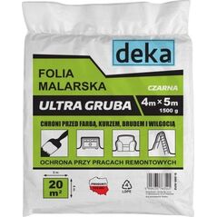 Folia malarska Deka FOLIA MALARSKA ULTRA GRUBA CZARNA 4*5M 1500G