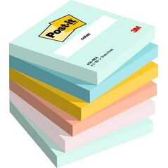 Post-It 3M Karteczki samoprzylepne Post-it®, BEACHSIDE, 76x76mm, 6x100 kart.