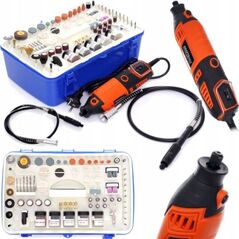 Szlifierka Kraft&Dele MINI/MULTI SZLIFIERKA FREZARKA+AKCESORIA 270W 218e
