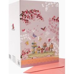 Fresh Karnet B6 ZZG-190509 złocony Stół