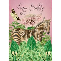 Madame Treacle Karnet B6 z kopertą Urodziny Zebra