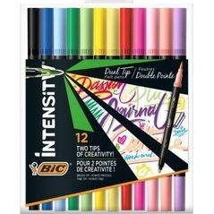 Bic Pisak dwustronny Intensity Dual Tip 12 kolorów BIC