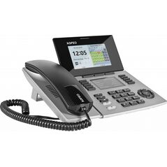 Telefon Agfeo AGFEO Systemtelefon ST56 SENSORfon silber