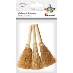Titanum Miotełki na drewnianym patyczku 3szt. Titanum