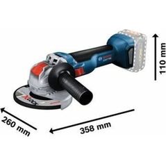 Szlifierka Bosch Bosch X-LOCK cordless angle grinder GWX 18V-10 Professional solo, 18V (blue/black, without battery and charger)