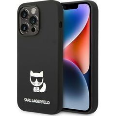 Karl Lagerfeld Etui Karl Lagerfeld KLHCP14XSLCTBK Apple iPhone 14 Pro Max hardcase czarny/black Silicone Choupette Body