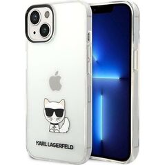 Karl Lagerfeld Etui Karl Lagerfeld KLHCP14MCTTR Apple iPhone 14 Plus hardcase przeźroczysty/transparent Choupette Body