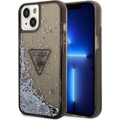 Guess Etui Guess GUHCP14MLFCTPK Apple iPhone 14 Plus czarny/black hardcase Liquid Glitter Palm Collection