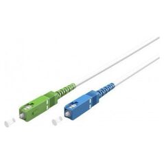 Goobay Kabel światłowodowy (FTTH), Singlemode (OS2) White, biały (Simplex), 1 m - Długość kabla 1 m