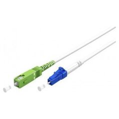 Goobay Kabel światłowodowy (FTTH), Singlemode (OS2) White, biały (Simplex), 3 m - Długość kabla 3 m