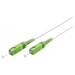 Goobay Kabel światłowodowy (FTTH), Singlemode (OS2) White, biały (Simplex), 2 m - Długość kabla 2 m