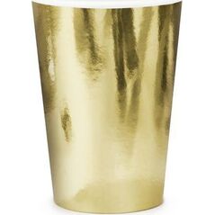 PartyDeco Kubeczki, złoty, 220ml one size