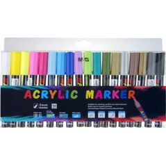M&G Markery akrylowe 1-2mm zestaw 18 szt M&G