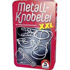 G3 Łamigłówki metalowe XXL 6 SZTUK metalowe pudełko
