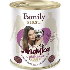 Family First FamilyFirst Bogata w indyka+pietruszka adult 800g