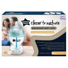 Tommee Tippee Butelka Antykolkowa Advanced Anti-Colic 3*260 Tommee Tippee