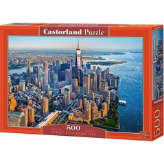 Castorland Puzzle 500 Zachód nad Manhattanem CASTOR