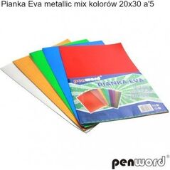 Penword PIANKA EVA METALLIC MIX KOLORÓW 20X30 a5