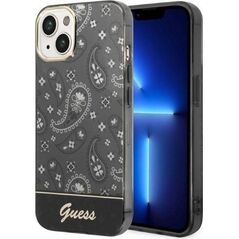 Guess Etui Guess do iPhone 14 Plus 6,7" czarny/black hardcase Bandana Paisley