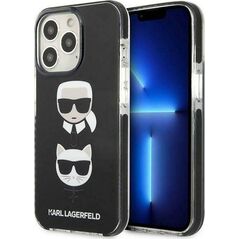 Karl Lagerfeld Etui Karl Lagerfeld do iPhone 13 Pro / 13 6,1" hardcase czarny/black Karl&Choupette Head
