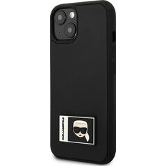 Karl Lagerfeld Etui Karl Lagerfeld do iPhone 13 mini 5,4" czarny/black hardcase Ikonik Patch