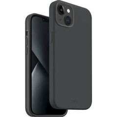 Uniq UNIQ etui Lino Hue do iPhone 14 Plus 6,7" Magclick Charging szary/charcoal grey
