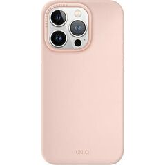 Uniq UNIQ etui Lino Hue do iPhone 14 Pro Max 6,7" Magclick Charging różowy/blush pink
