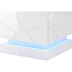 Cama Meble Oświetlenie szafka nocna QIU 2szt. niebieskie