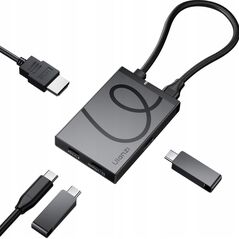 HUB Rozdzielacz 4w1 USB TYPE-C na 1x HDMI 4K 3x USB-C PD3.0 10Gbps / Ulanzi H1
