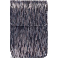 Futerał Etui Pokrowiec Case Osłona do Fuji Fujifilm Instax Mini Liplay / Czarny ze srebrną nicią