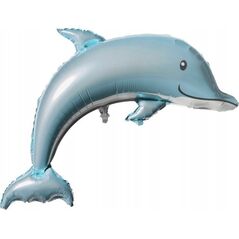 MK TRADE Balon foliowy Delfin 116x83cm, mix kolorów
