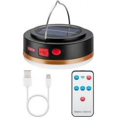 Goobay Solarna lampa kempingowa LED z pilotem na podczerwień