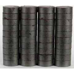 FANDY Magnesy 15mm czarne 40szt
