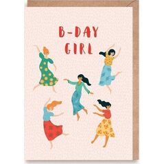 Cardie Kartka urodzinowa B-Day Girl, eko koperta