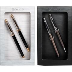 Cresco Pióro + długopis Majestic Gift Box mix